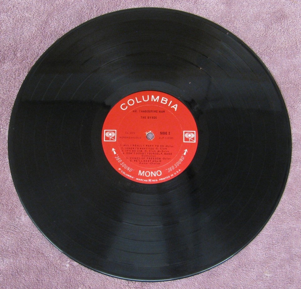 THE BYRDS Mr. Tambourine Man Vinyl LP Record Album 1965 Columbia