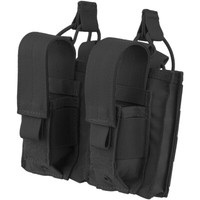 Condor Taktische Doppel Kangaroo Pistol Mag Pouch Molle Airsoft Schwarz