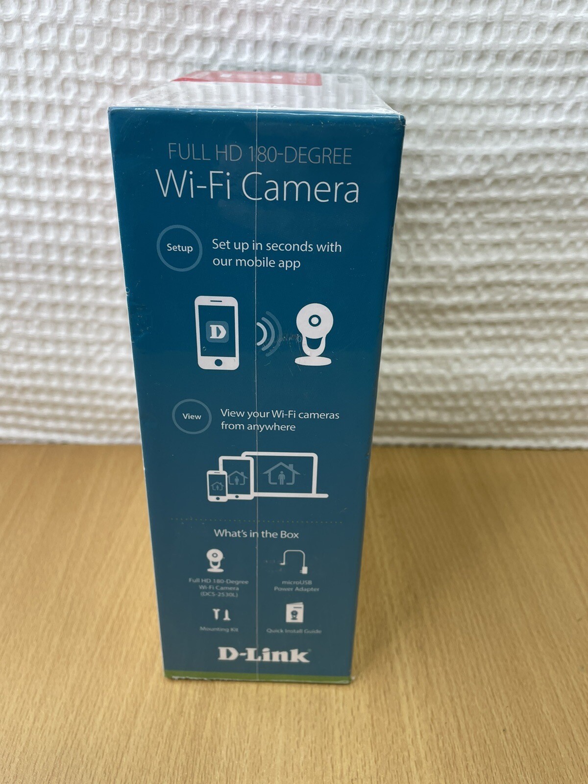 D-Link DCS-2530L Full HD 180 Degree WiFi Camera Black Brand New Sealed