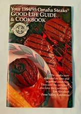 VINTAGE 1994 1995 OMAHA STEAKS GOOD LIFE GUIDE & COOKBOOK 