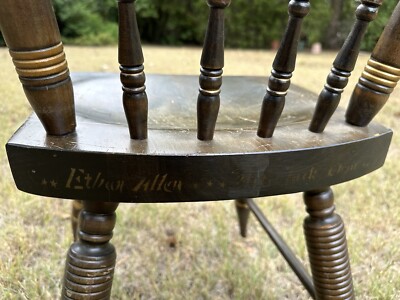 Vintage Ethan Allen Thumb Back Dining Chair Hitchcock Windsor