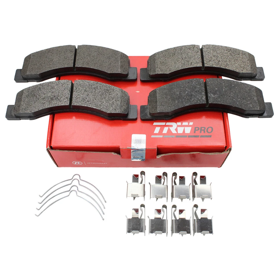 Juego de pastillas de freno delanteras metálicas TRW Pro para Ford Excursion F-250 F-350 Super Duty Foto 3 de 4
