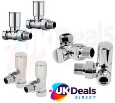 bathroom towel rail radiator valve heated towel rail straight angle Pair chrome