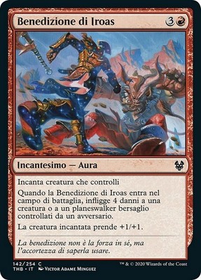 MTG Magic THB Theros Beyond Death - 1x DEU NM 142 C Segen des Iroas