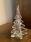 Clear Solid Glass Christmas Tree - 8”- Holiday Decoration (R) — photo 2