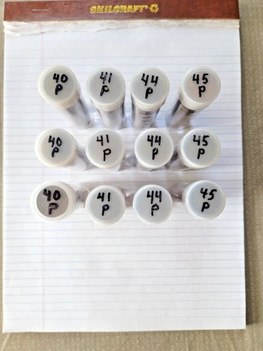 1940-P, 1941-P, 1944-P & 1945-P Wheat Pennies