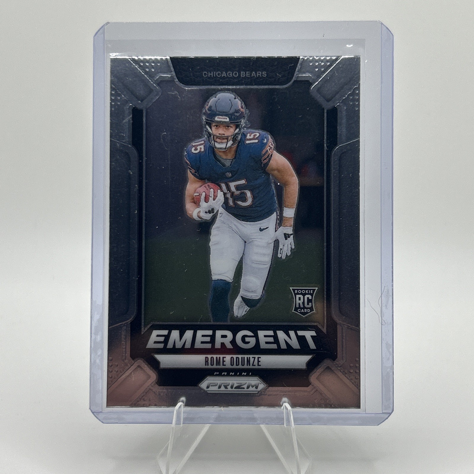 2024 Panini Prizm - Emergent Rome Odunze #11 Silver Prizm (RC)