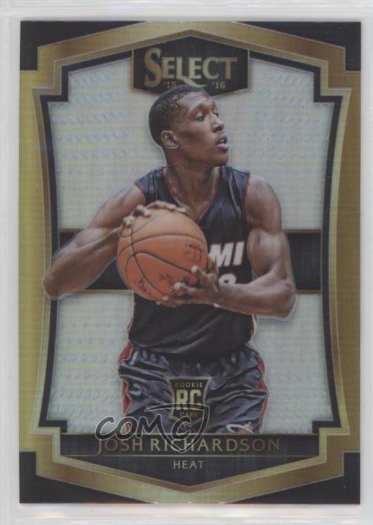 2015-16 Panini Select Premier Level Silver Prizm Josh Richardson Rookie RC 0nw3