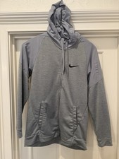 Nike Jacket Mens Size Medium Gray Full Zip Hoodie Spotlight Dri Fit Hoodie