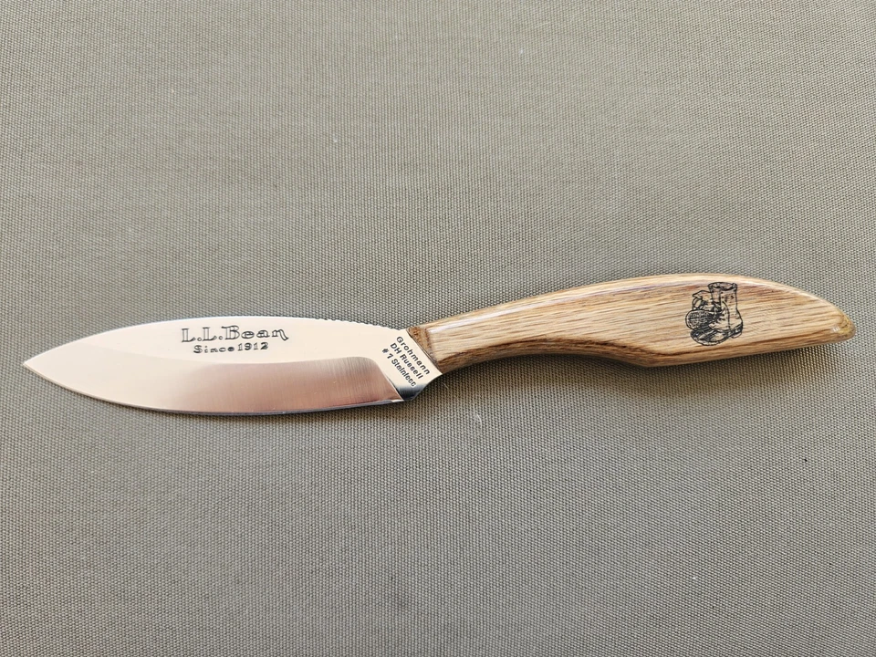 NEW L.L. BEAN 2005 Collector's Canada Belt Knife Grohmann DH Russell Stainless - Image 4 of 4