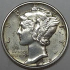 1939-D Mercury Dime (Lot#1)