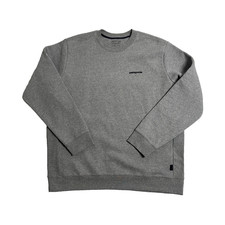 Patagonia Jumper Mens Extra Large Grey Fitz Roy Icon Uprisal Crew Sweatshirt NWT