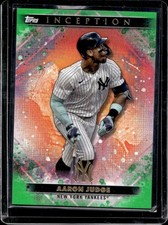 2024 Topps Inception Aaron Judge Green #6 Yankees