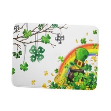 St Dish Drying Mat Large Lucky Clover Tree Shamrock Dish Drainer Mats Patrick