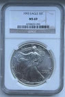 1993 Silver Eagle - NGC MS69