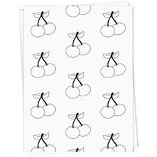 Geschenkpapier/Geschenkanhänger "Paar Kirschen" (GI052259)