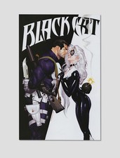 Black Cat & The Punisher Giclee Print Poster 11x17 Wall Art