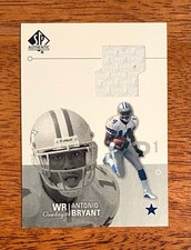 Antonio Bryant 2002 SP Authentic Threads Rookie Jersey Cowboys