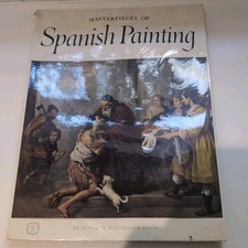 Vintage Express Art book SPANISH PAINTING 16 Colour Prints VGC