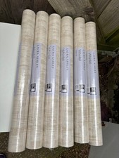 NEW X6 LAURA ASHLEY PASTE THE WALL  WALLCOVERING -WHINFELL - NATURAL -LA03757307