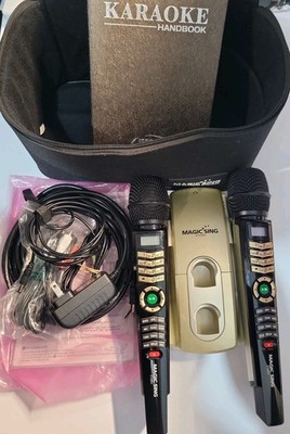 Diamond Magic Sing ET19KV With 2 Microphones & Accessories Base No Remote