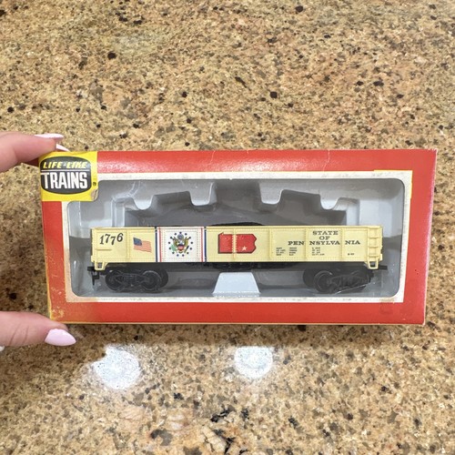 Life-Like HO Pennsylvania Spirit of '76 Caboose dos rieles analógico DC MPN 08560 | Condition: Used