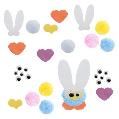 Bastelset Ostern Bastelset 18 cm x 16 cm Mehrfarbig X 2