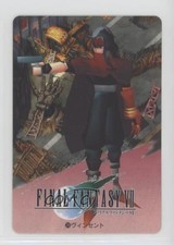 1996-97 Bandai Carddass Final Fantasy VII Vincent Valentine Vincent #28 0cp0