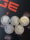 (Lot of 5) Morgan Dollar Design Silver Trade Unit 1 Troy Oz .999 Fine Ounce