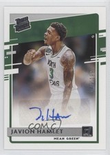 2021 Chronicles Draft Picks Donruss Rated Rookie 147/199 Javion Hamlet Auto fm0