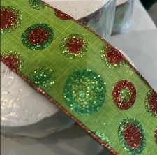 Beautiful Wired Christmas Ribbon