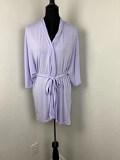 Soma Women's Size Small / Medium Purple Robe Short Sleeve Light Weight Robe