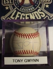 TONY GWYNN AUTOGRAPHED SIGNED BASEBALL HOFer 3000 HITS SAN DIEGO PADRES LEGEND