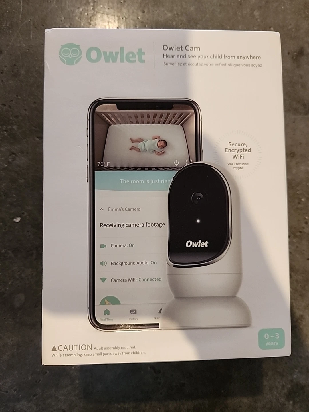 Owlet Cam. Wi Fi Baby Monitor Camera