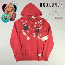 BoxLunch Studio Ghibli My Neighbor Totoro Cherry Blossom Zip Hoodie Women Medium