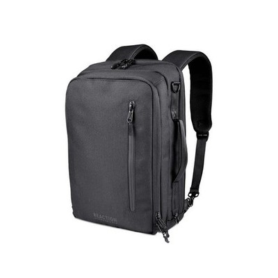 Parker 16'' Polyester Tech Covertible Backpack/Briefcase, Black
