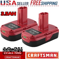 2PACK NEW For CRAFTSMAN 19.2 VOLT C3 LITHIUM DIEHARD BATTERY 315.PP2011 3.5Ah A 