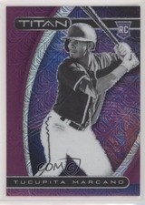 2021 Panini Chronicles Titan Purple Mojo Prizm 49/99 Tucupita Marcano #19 5m1