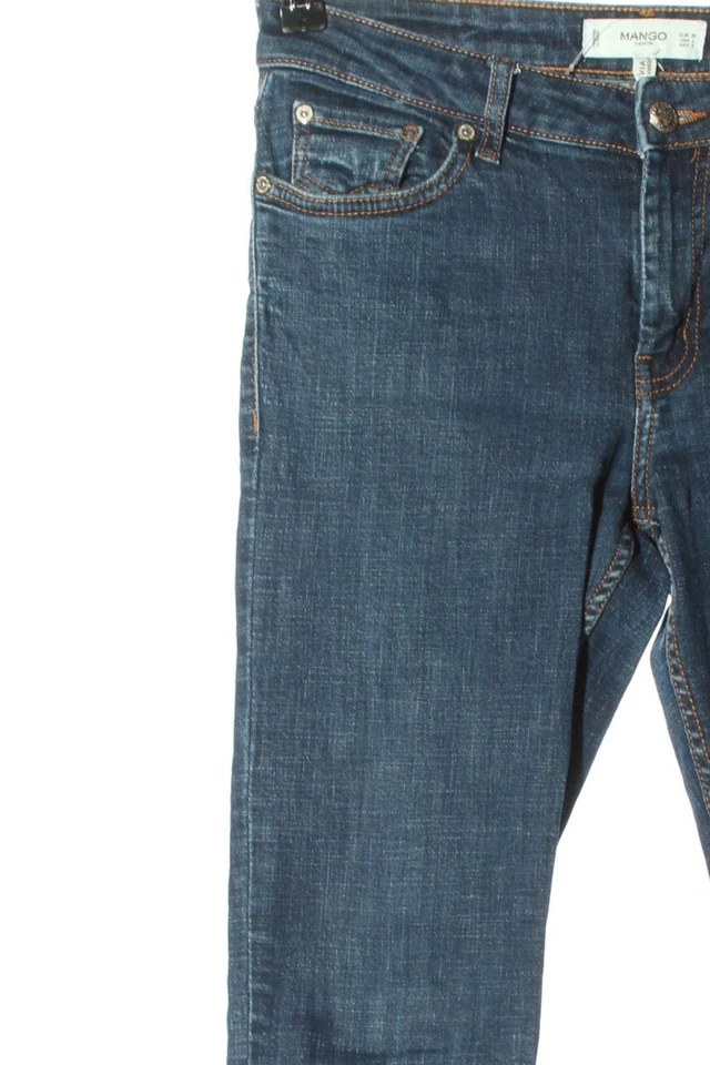 MANGO Vaquero slim Mujeres Vaquero Talla EU 36 azul look casual - Imagen 3 de 4