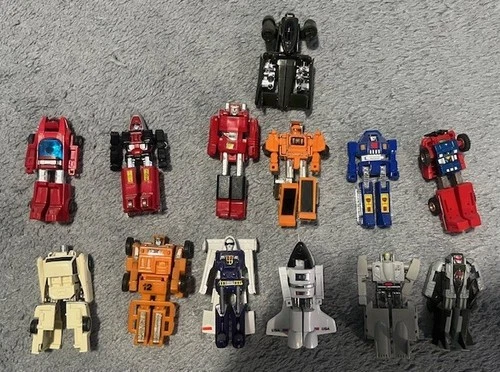 GoBot lot of 13 figures by Tonka from the 80's. Leader-1