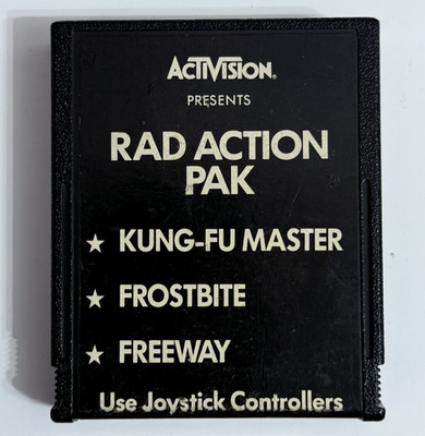 RAD ACTION PAK - KUNG-FU MASTER FROSTBITE FREEWAY *ATARI 2600* NUR CART *RAR*