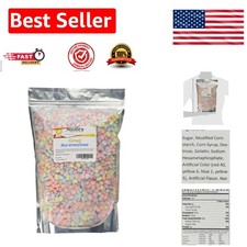 1 lb Dehydrated Vanilla Marshmallows - Colorful Baking Fun Kosher Treats