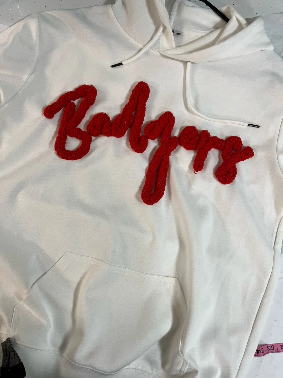 I Love Vango White Hoodie Pullover Wisconsin Badgers XL NWOT Collegiate
Opens in a new window or tab