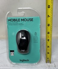 Brand New Sealed BLACK Logitech 910-005753 Mini Wireless Mouse - Ultra Compact