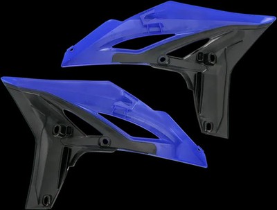 Acerbis Left Right Radiator Shrouds Blue Black Yamaha WR250F 12-14