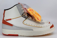 Nike Air Jordan Retro 2 Sail Citron Pulse Orange Maison Chateau Rouge DO5254-180