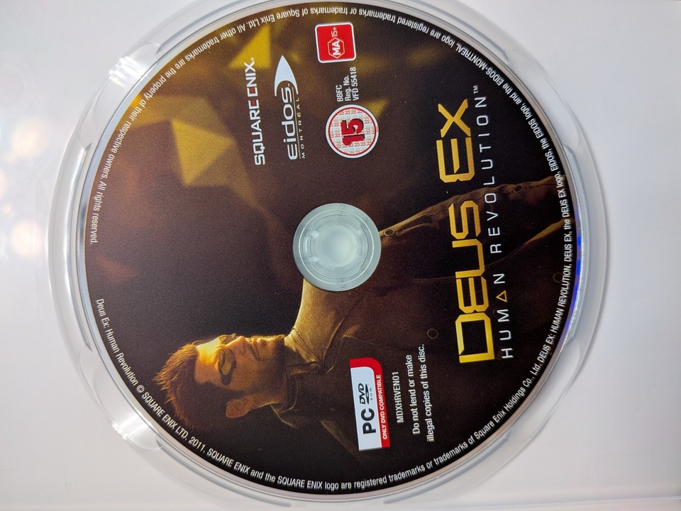 DEUS EX HUMAN REVOLUTION PC CIB LIKENEW 662248910208 | eBay