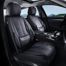 Car Seat Covers Front Waterproof Leather Universal Fit Black Camo 8805pu Seats Car Seat Covers Front Waterproof Leather Universal Fit Black Camo 8805pu Seats