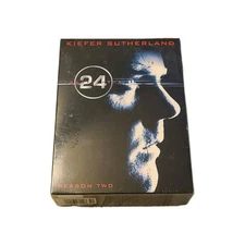 24 Season 2 (DVD, 2003, 7-Disc Set)  Kiefer Sutherland Sealed