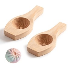 Cxomnndiw Wooden Baozi and Dumpling Mold Holiday DIY Baozi Maker Mooncake Mold